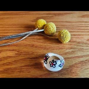 Chunky resin ring- size 8